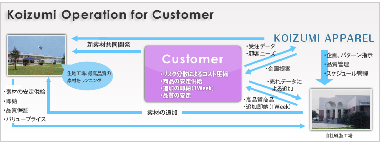Koizumi Operation for Customer